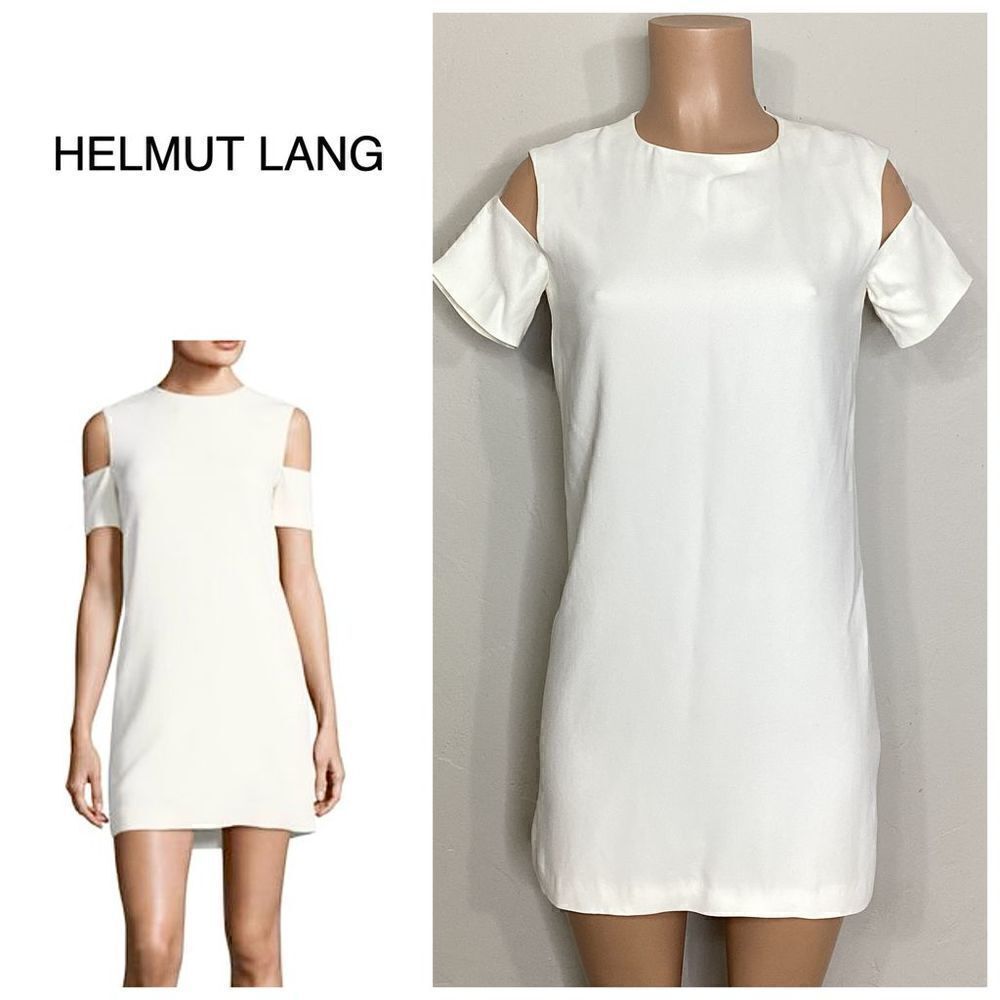 New. HELMUT LANG ivory dress. Normally $495